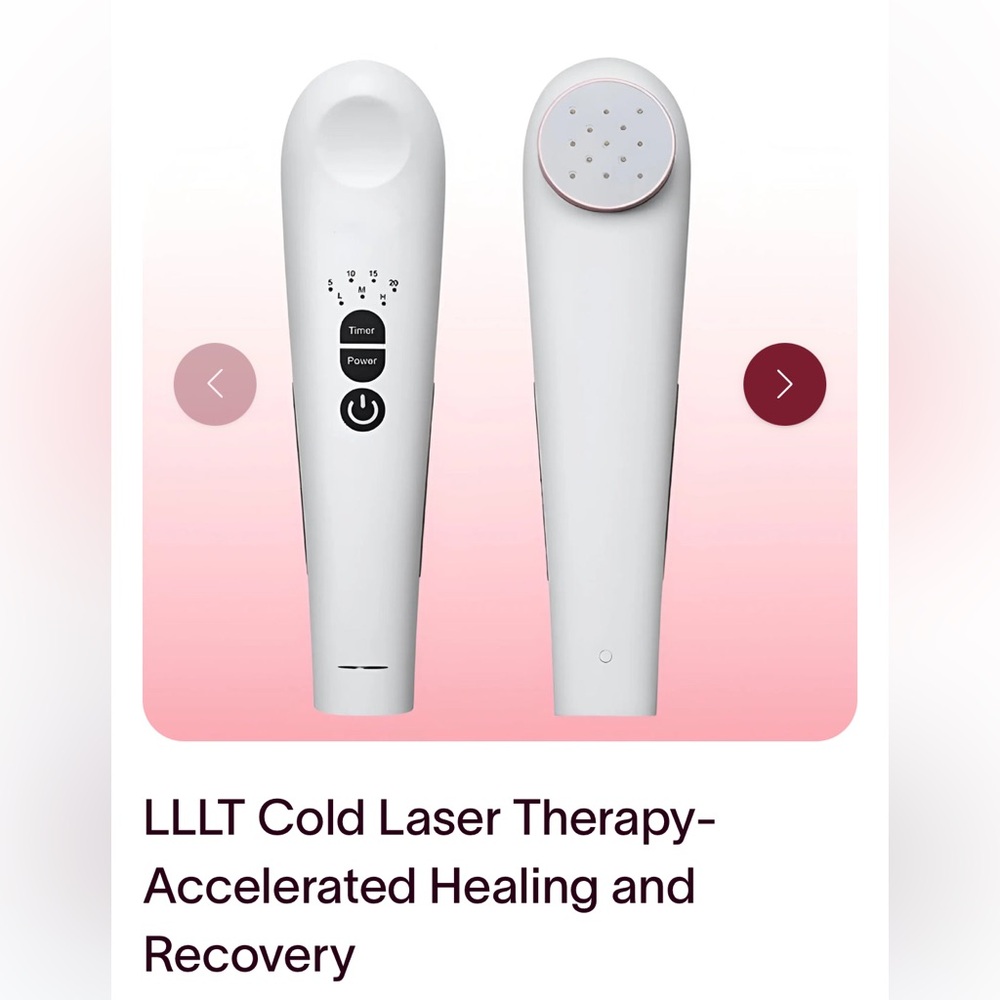 Sinoriko Red Light Cold Laser Therapy Cold Pain Therapy Relief Device JM302